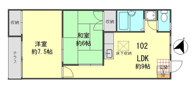 メゾンエトワールの間取り