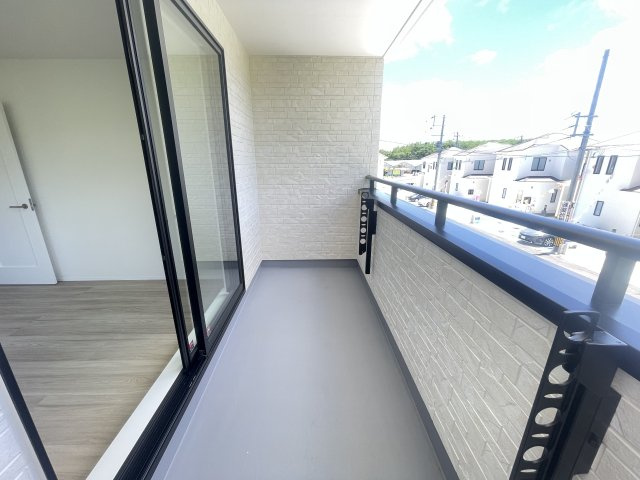 豊見城市金良Ⅲ（全10棟）B号棟のバルコニー|B号棟　インナーバルコニー♪