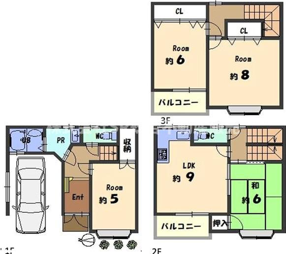 角田3丁目中古戸建の間取り|ファミリー様に特にオススメです！