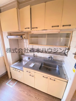 【キッチン】 | 　奥野マンション | お料理しやすいキッチンです