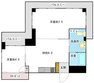 【間取り】 | エスポワール六甲