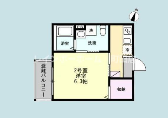 ベイルーム海老名モンド※初期費用分割後払いサービス利用可能物件の間取り