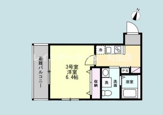 ベイルーム海老名モンド※初期費用分割後払いサービス利用可能物件の間取り