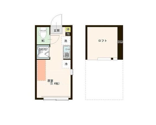 ブランディーユ新小岩の間取り|間取りです。
