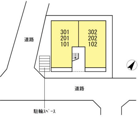 メゾンフォンテーヌの区画図