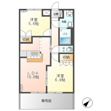 グレイスシャトーの間取り|間取図
