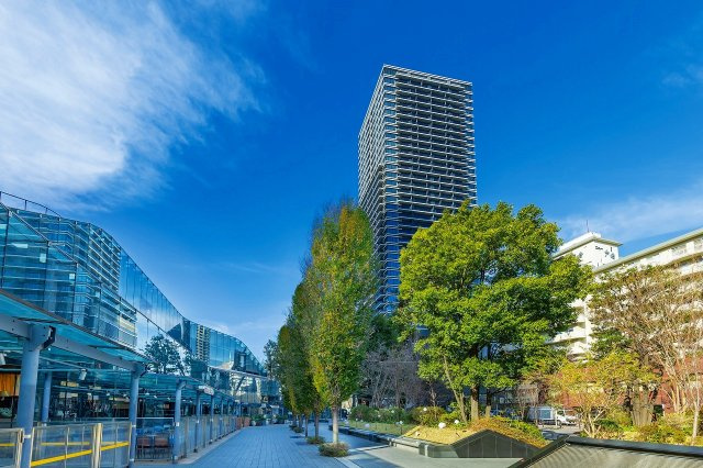 大崎ステーションレジデンスの外観|おしゃれな外観です