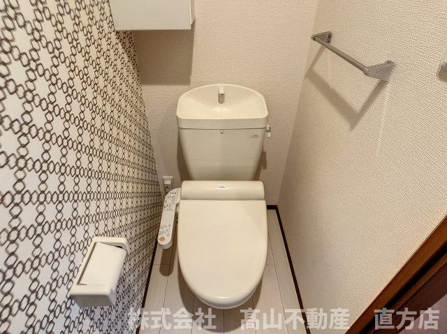 北九州市八幡西区楠橋東１丁目のアパートのトイレ