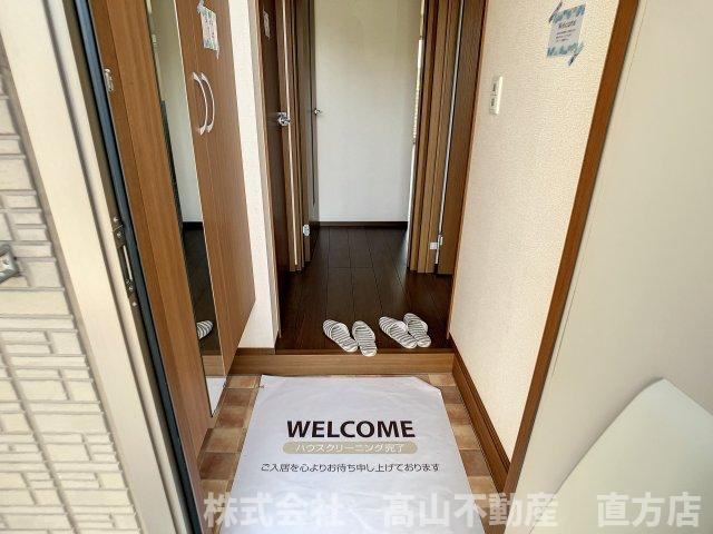 北九州市八幡西区楠橋東１丁目のアパートの玄関