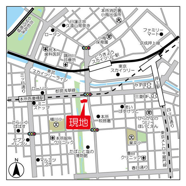 パークサイド業平の地図