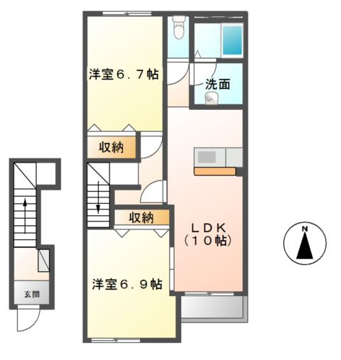 キャトルビアン（Quatre　Bien）の間取り
