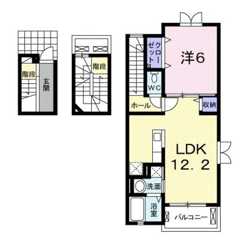 メゾンジュネスの間取り