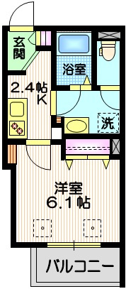 仮称　台村町メゾンの間取り