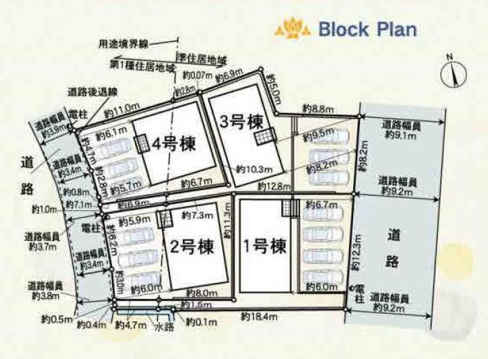 東浦町生路門田31番8の一部『仲介手数料無料』新築一戸建て・建売の区画図