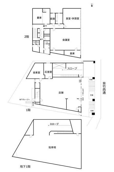 北山紫竹ビルの間取り