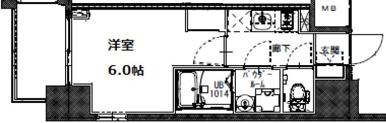 JMFレジデンス海老江の間取り
