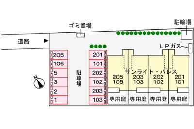 【区画図】 | サンライト・パレス