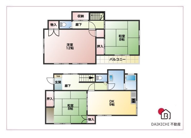 【間取り】 | 深谷市武蔵野　中古戸建