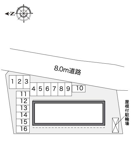 レオパレス英俊の区画図