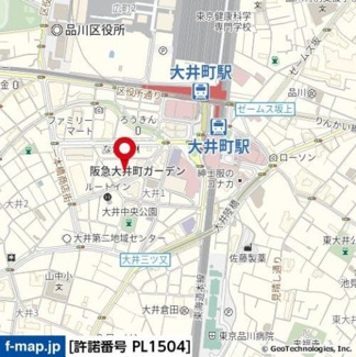 【地図】 | シティハイツ大井町