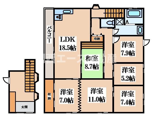 【間取り】 | 柏田西貸工場