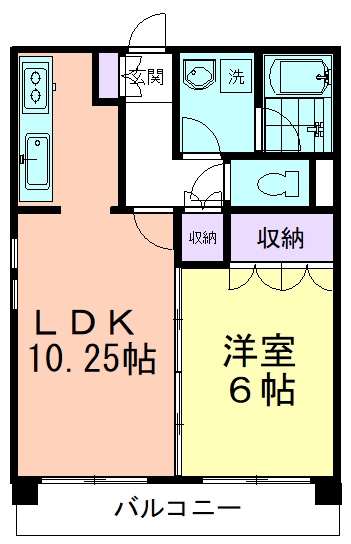 クレスト久米川の間取り