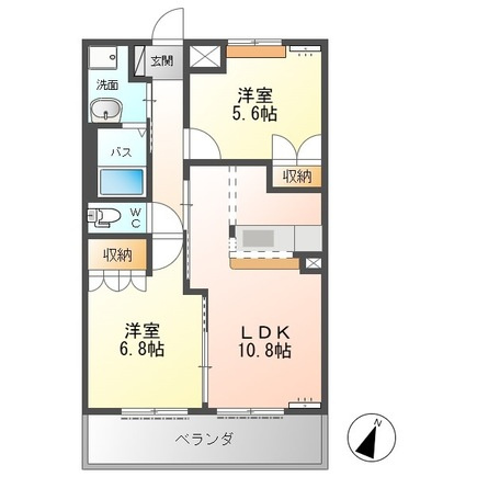 ロープン　ドロームの間取り|間取図