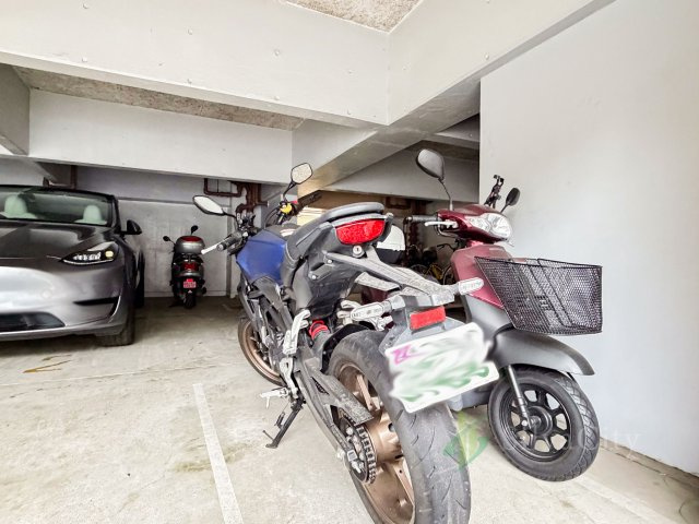 大森サンハイツの駐車場|バイク置き場