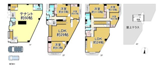 【間取り】 | 川西市久代1丁目22　中古ー戸建て