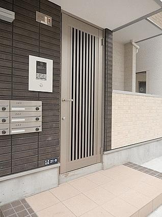 ハーモニーテラス池上Ｆのエントランス|玄関です