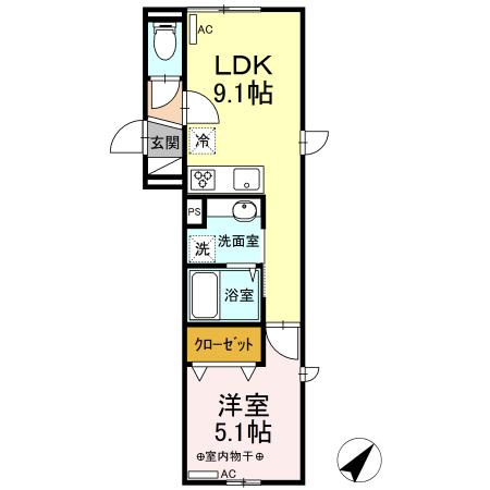 【間取り】 | ローズヒル大井