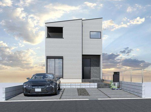 尾張旭市東本地ケ原町2期(残1棟)の外観パース