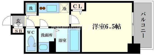 アドバンス大阪バレンシアの間取り