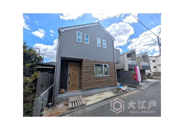 中野区野方６丁目全２棟新築戸建　低炭素住宅の外観|A号棟