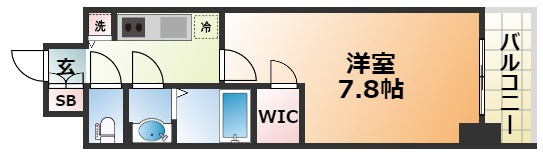 エスプレイス神戸グレースの間取り