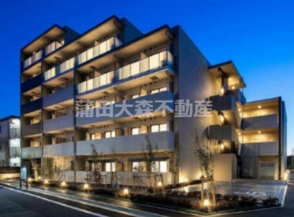 ラフィスタ蒲田南Ⅱの外観|2021年2月築　RC鉄筋コンクリート造地上6階建て1K～1LDK総戸数82戸　東京都大田区西六郷1丁目　京急本線雑色駅最寄り！インターネット無料ペット可分譲賃貸マンション