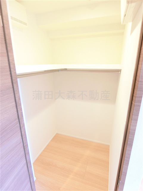 ラフィスタ蒲田南Ⅱの収納|廊下部分の大型収納！ウォークインクローゼット