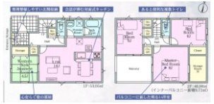 小城市三日月町三ヶ島　第1の間取り