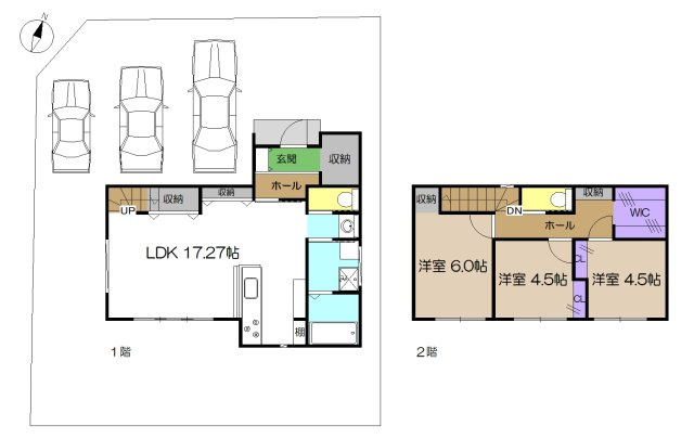 【間取り】 | 新築住宅　高知市十津５丁目