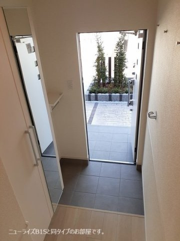 川越市アパートの玄関