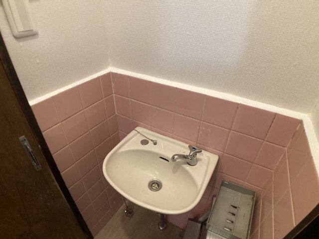 鈴蘭台南町7丁目貸家の洗面所|可愛い洗面台