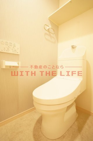 ADC津福セレーノ【キャッシュバック対象物件】のトイレ|コンパクトで使いやすいトイレです