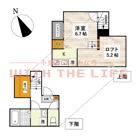 ADC津福セレーノ【キャッシュバック対象物件】の間取り