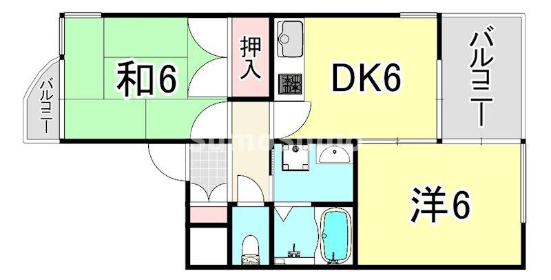 MIZUKI武庫之荘の間取り