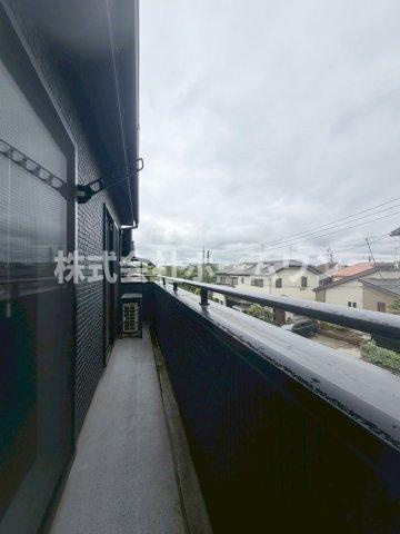 あきる野市草花　中古戸建のバルコニー