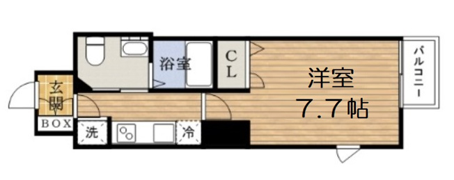 【間取り】 | レジュールアッシュ南堀江