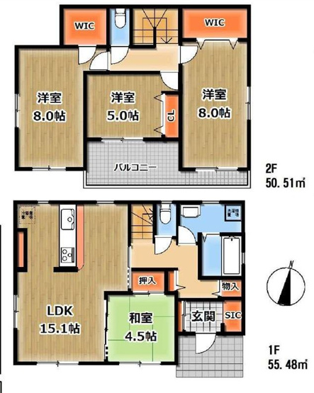 【間取り】 | 上尾市平塚　中古戸建　