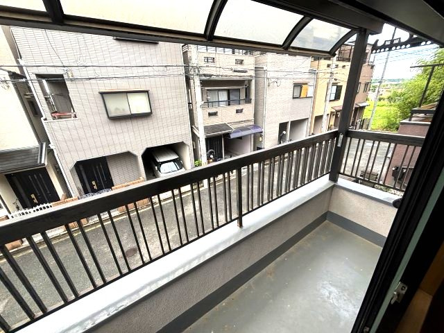河内長野市市町の一戸建てのバルコニー