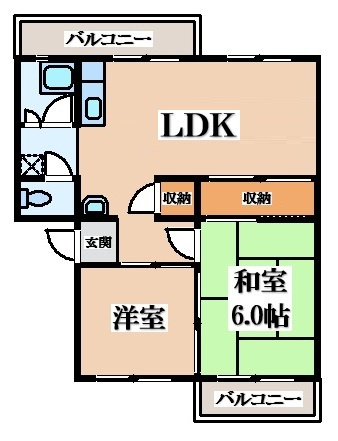 【間取り】 | 貝塚中央団地