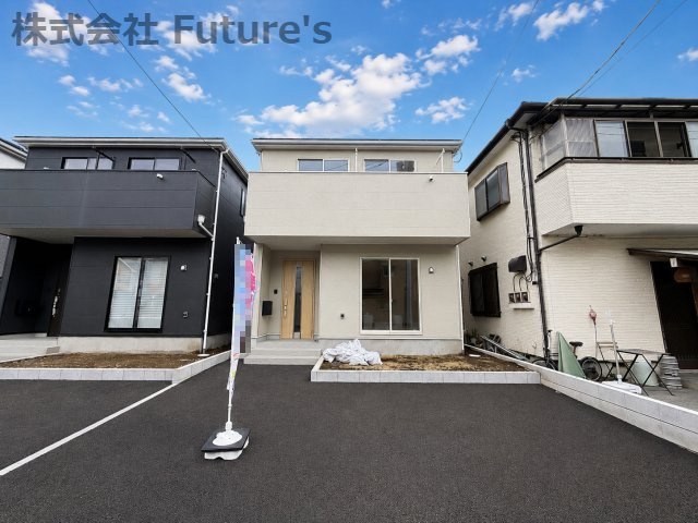 三郷市早稲田2丁目　新築戸建　全3棟　3号棟の外観|JR武蔵野線「三郷」駅徒歩10分で通勤・通学にも便利